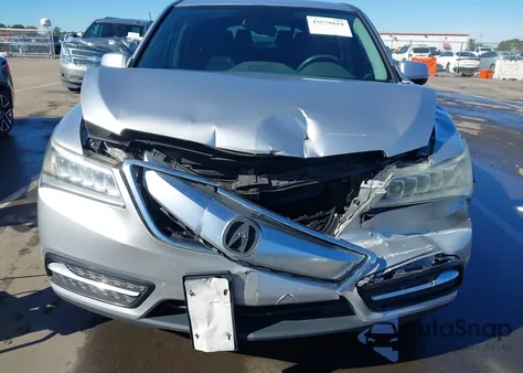 2014 Acura Mdx z USA, uszkodzony, nr VIN 5FRYD3H20EB006113